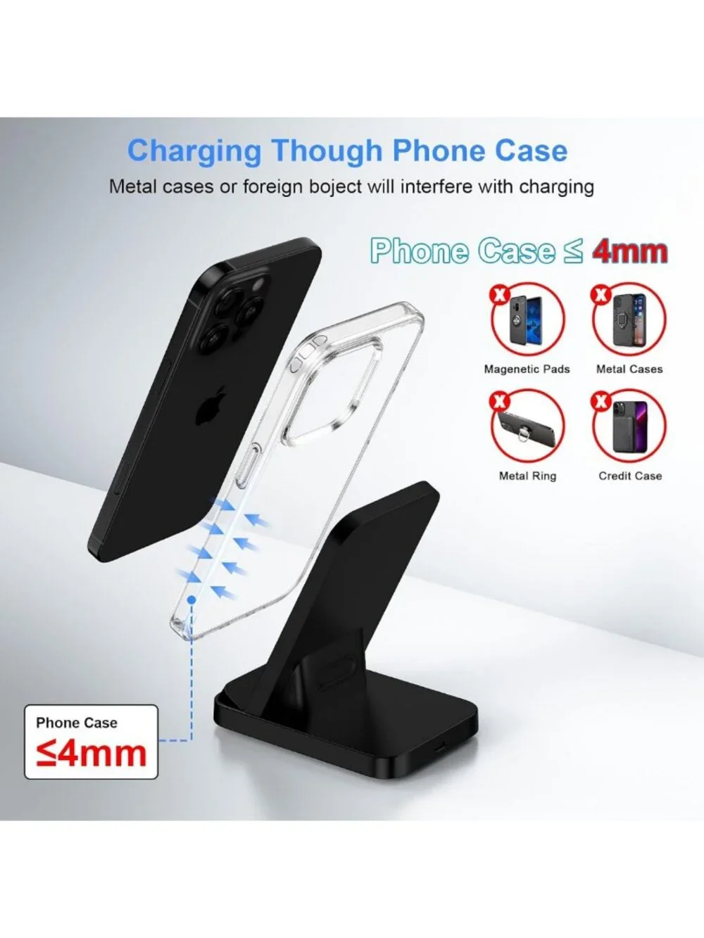 Fast Wireless Charger Stand for Galaxy S26 Ultra - Quick Charge & Sleek Design